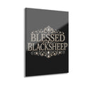 Acrylic Print — ‘Blessed Blacksheep’ Rhinestone Motif Wall Art